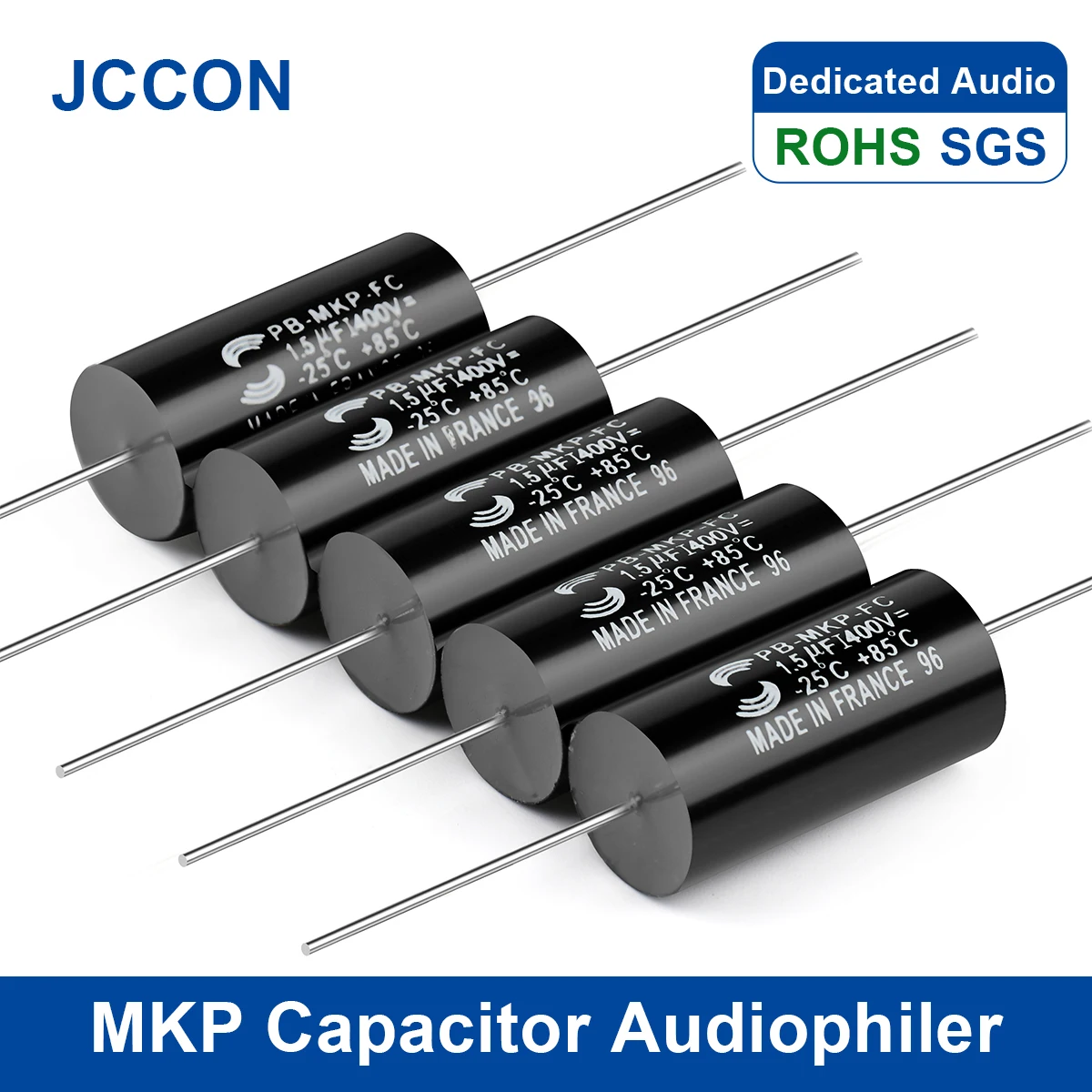 2ks MKP kondenzátor audiophiler kondensotor HIFI horečka electrodeless audio kov filmovat 400V 630V 1.5UF 1.8UF 2.2UF 3.3UF 4.7UF