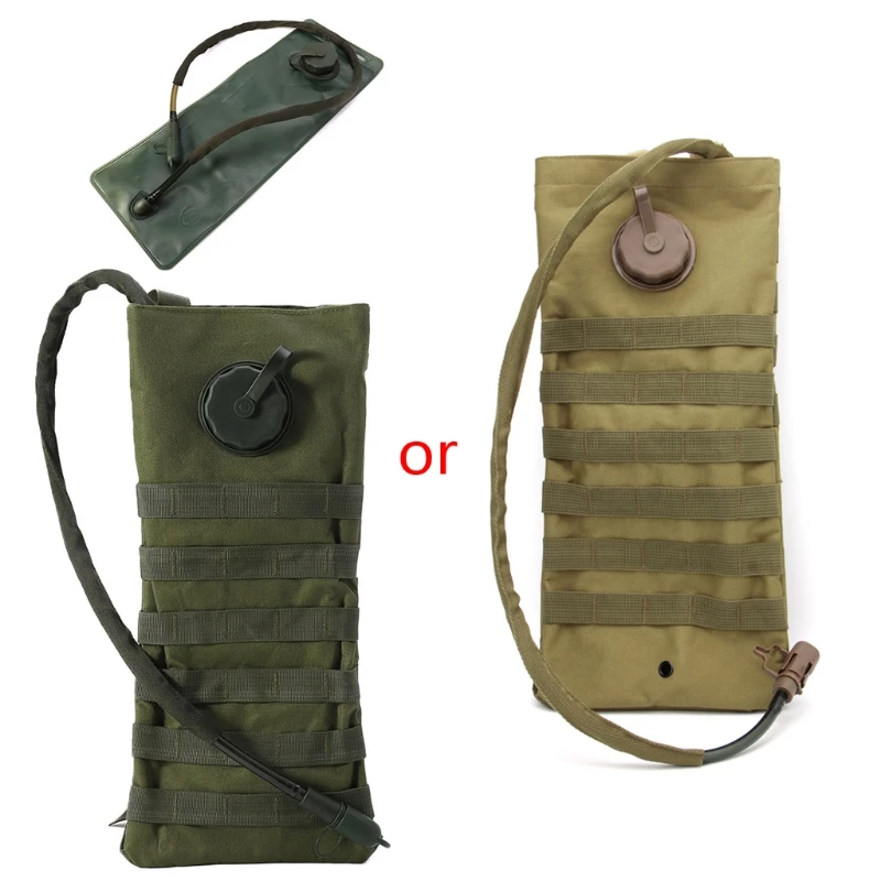2.5L Molle военный гидратационный рюкзак для велоспорта, пешего туризма, кемпинга, верховой езды, сумка для воды A6HC