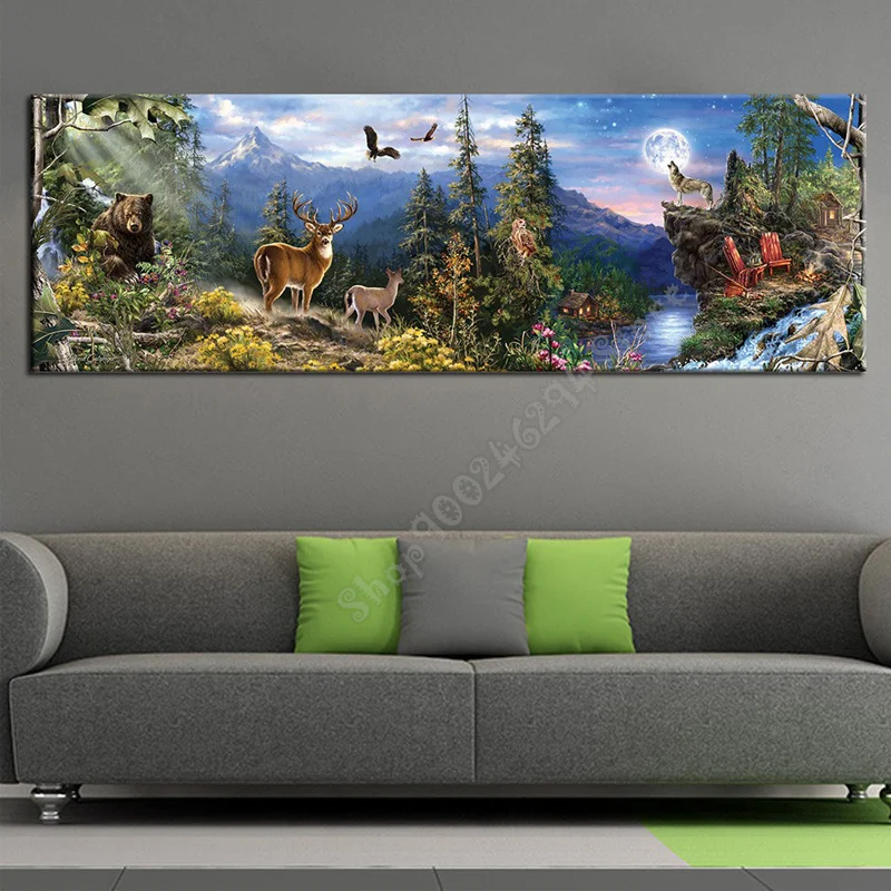 Алмазная живопись большого размера сделай сам набор для вышивки крестиком в виде