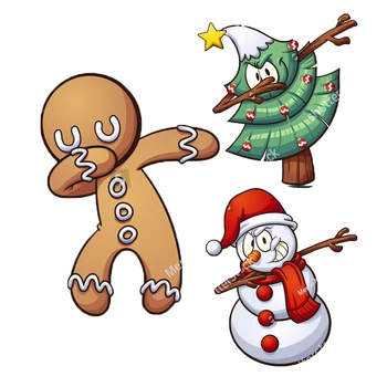 

New Christmas Gingerbread Man Tree Snowman Metal Cutting Dies Doll Stencil Embossing for DIY Scrapbooking Photo Album Decoration