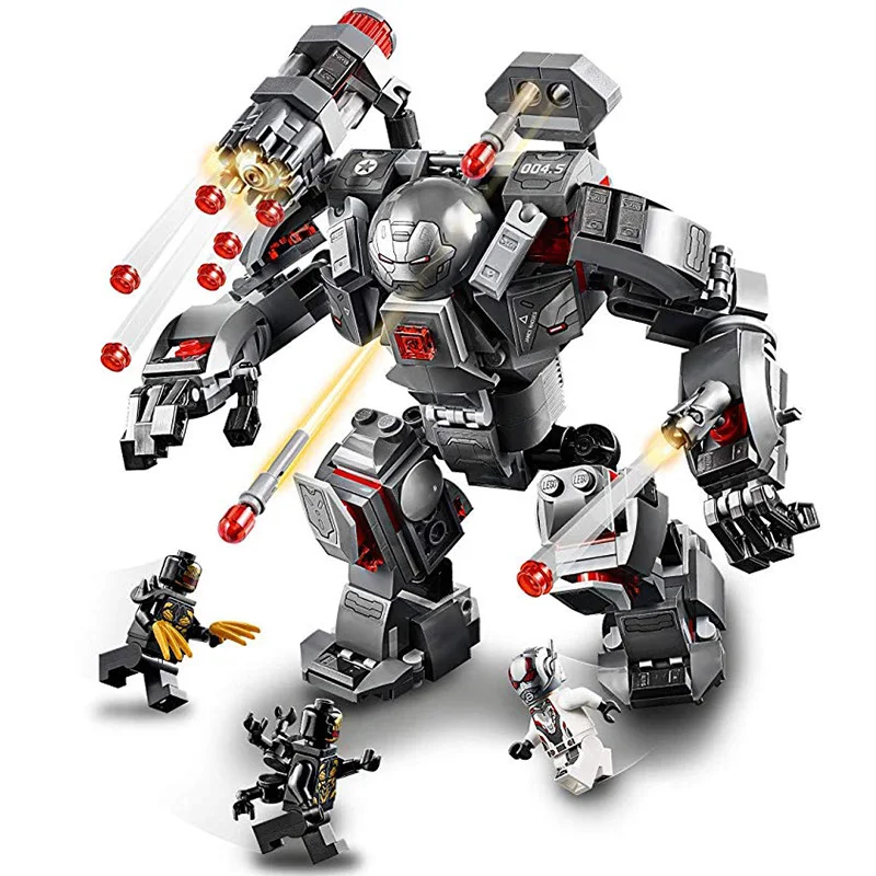 

Legoinglys Marvel War Machine Compatible 76124 Avengers Endgame Super Heroes Model Building Blocks Boy Gifts Children Toys