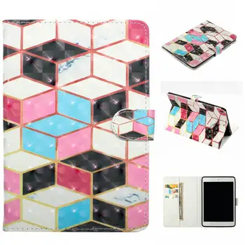 

3D Cartoon Printed PU Leather Case for Amazon Kindle Fire HD 10 2017 Smart Cover for Amazon Fire HD 10 2015 tablet case+FilmPen
