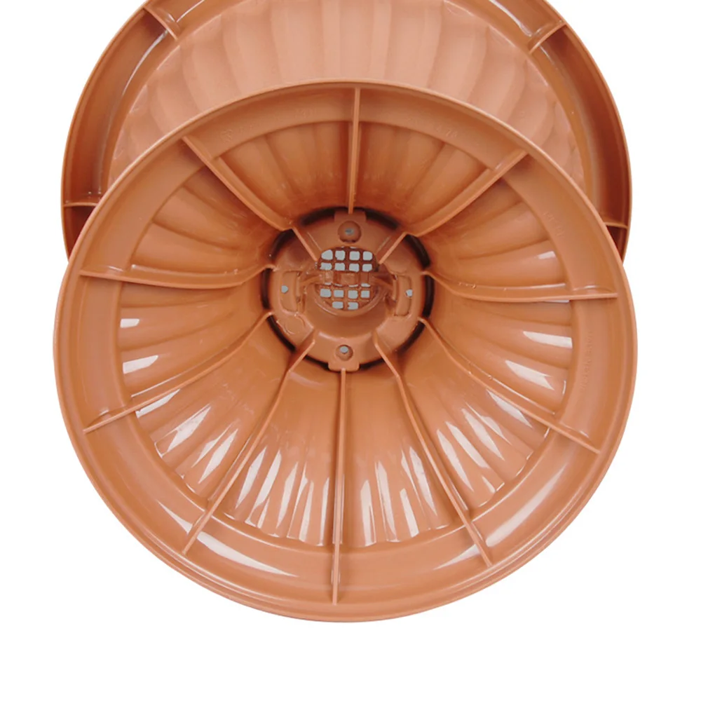 Top Selling 1 PC Imitation Wine Glass Flowerpot Brown / Light Beige 4.7L Corrosion Resistant Breathable Drainage Hole Design