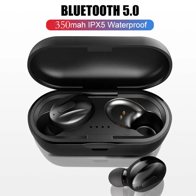 

TWS Mini Bluetooth Earphone Wireless Sports Music Headsets In-Ear Bluetooth 5.0 Earbuds with mic for Mobile Phones Android IOS