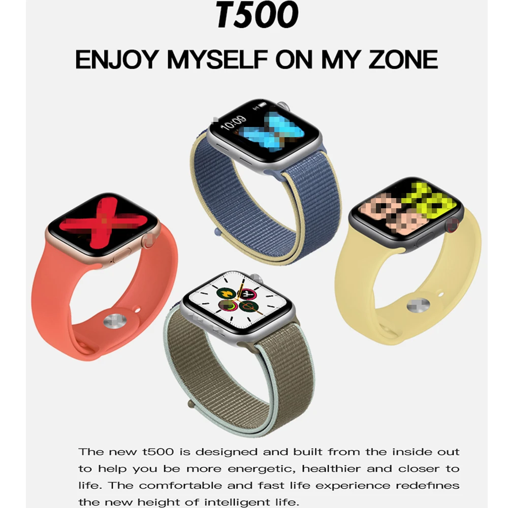 

2020 IWO 12 Series 5 T500 Smart Watch Bluetooth call Music Player 44MM For Apple IOS Android phone Heart Rate PK IWO 8 12
