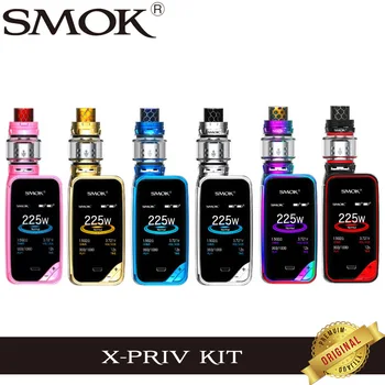 

Smok X-Priv Vape Kit 225W X Priv Box Mod 8ml TFV12 Prince Tank with V12 Prince Q4 T10 Coil Electronic Cigarette Vaporizer