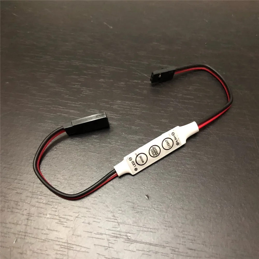 

Multi-mode LED Light Control Power Switch for RC Crawler Model Car Single Strobe Switch Parts Accessories