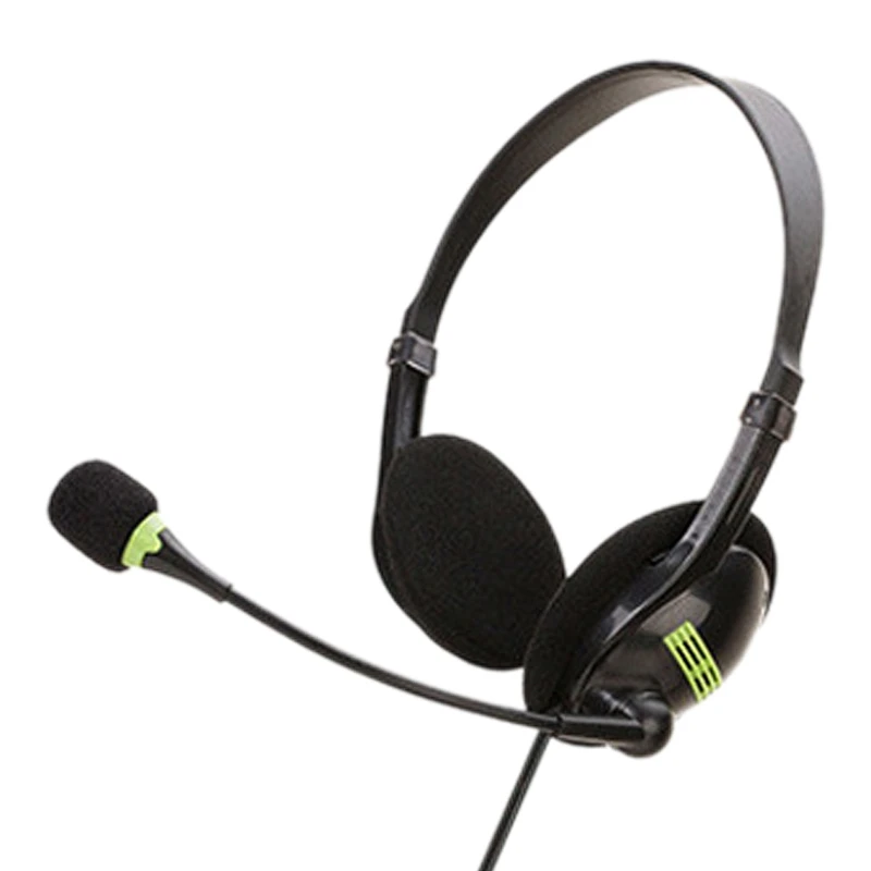 AM05 USB Headset with Microphone for PC Multi Key Control Call Center Wired Headphones HD Microphone for PC Laptop Computer