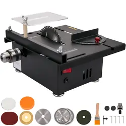 Mini Table Saw Woodworking Polish Cutting Tool Bench Saw Machine 10000RPM