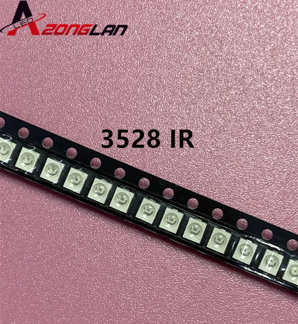 50 шт./лот ИК 3528 SMD LED 850nm инфракрасный светодиод ночного видения smt 3 5*2 8*1 9 мм | Лампы