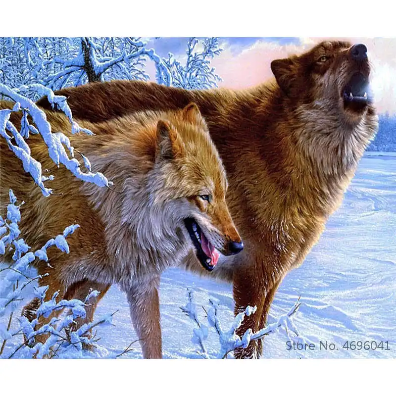 

Painting By Numbers Frameworks Coloring By Numbers Home Decor Pictures Animal Dog Decorations RSB8115