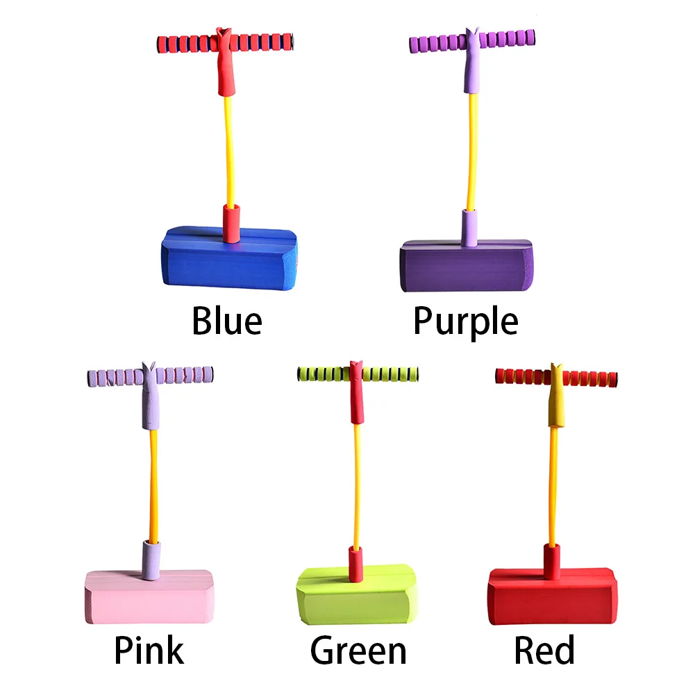 Squeeky Toy Stick Fun Outdoor Fitness Sports Foam Pogo Jumper Training Safe Durable Kids Gift Interactive