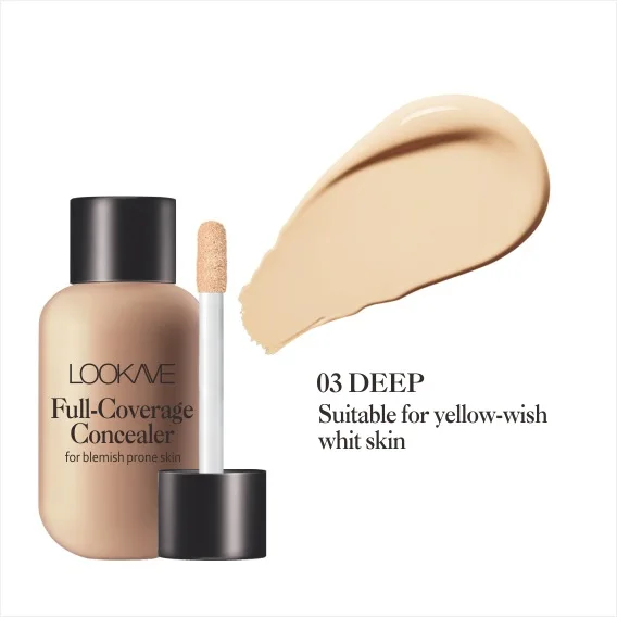 Face Concealer Full Cover Makeup Waterproof Liquid Skin Color Corrector Cream Base Make Up Eye Dark Circles Cosmetic Wholesale