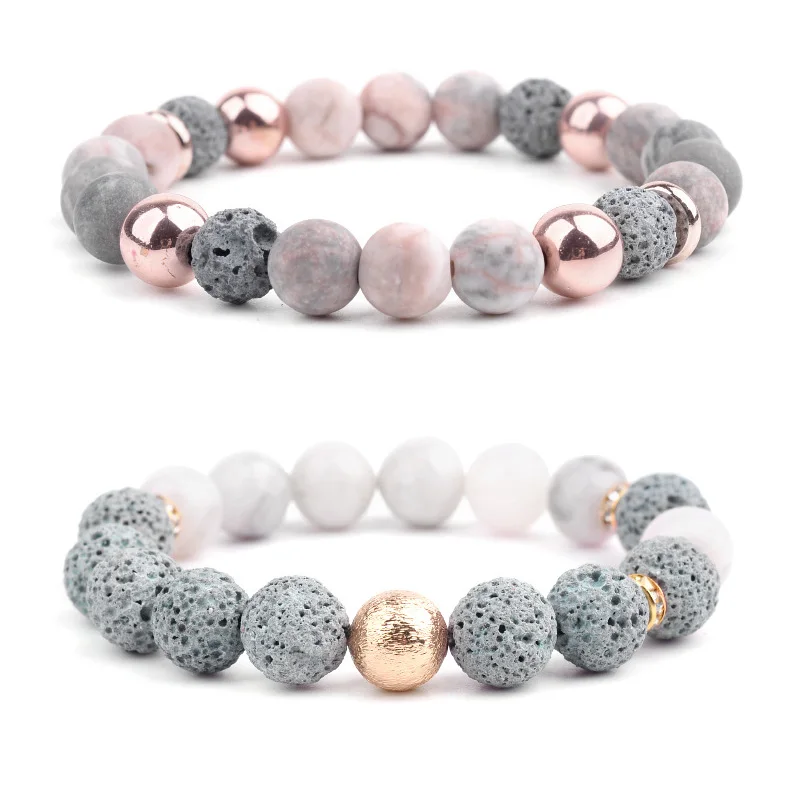 Women Lava Rock Stone Bracelet Aromatherapy Essential Oil Diffuser Natural Healing Crystal beaded bracelet,stone bead bracelet,natural stone bracelet,crystal bracelet,volcanic stone bracelet