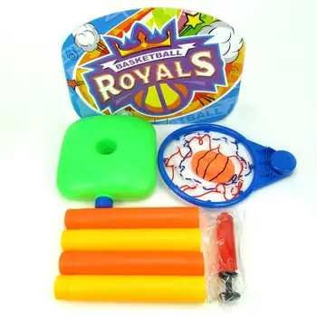 

3Pcs Mini Kids Children Basketball Hoop Stand Inflator Pump Sports Puzzle Toy exercise children's creativity manual dexterity