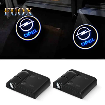 

2PCS Wireless Led Car Door Welcome Laser Projector Logo Ghost Shadow Lights For Opel Astra H G Antara Meriva Zafira Accessories