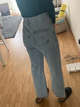Vaqueros de cintura alta para mujer, Pantalones rectos de pierna ancha a la moda, holgados, cómodos, informales, ropa de mezclilla, pantalones bombachos