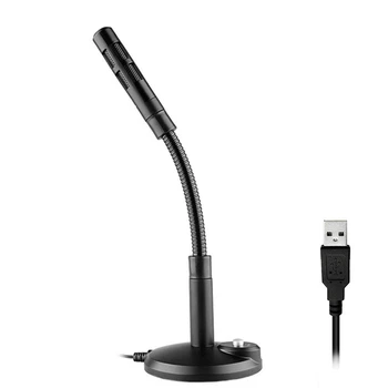 

USB Microphone Plug and Play Home Studio Omnidirectional Microphone Suitable for Desktop/Laptop/Computer/Notebook