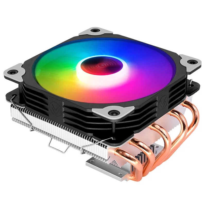 Ventilador de Cpu Argb para Intel Refrigeração do Radiador Ventilador 1155 1156 1366 2011 X79 X99 Amd Am3 Am4 Soquete Refrigerador Rgb Lga 1150 1151 - Imagem 3