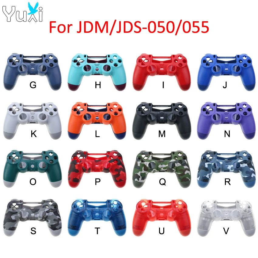 Yuxi Di Ricambio Per Ps4 Sottile Pro Jdm-050 Jdm-055 Jds 050 055 Controller Anteriore & Posteriore Dell'Alloggiamento Borsette Caso