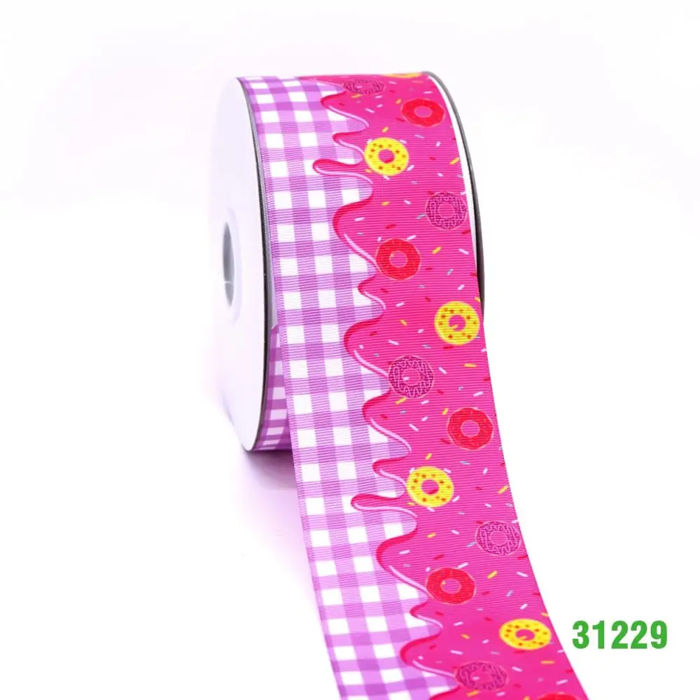 31229 50 ярдов мультфильм напечатанный grosgrain ленты 31227 - Цвет: 31229