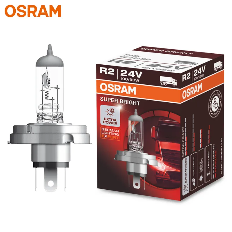 coat Mispend pendulum Osram H4 R2 P45t 24v Super Bright Truck Lamp Original Headlight 100/90w  Halogen Bulb For Truck Oem Quality 62245sb (1pc) - Car Headlight  Bulbs(halogen) - AliExpress