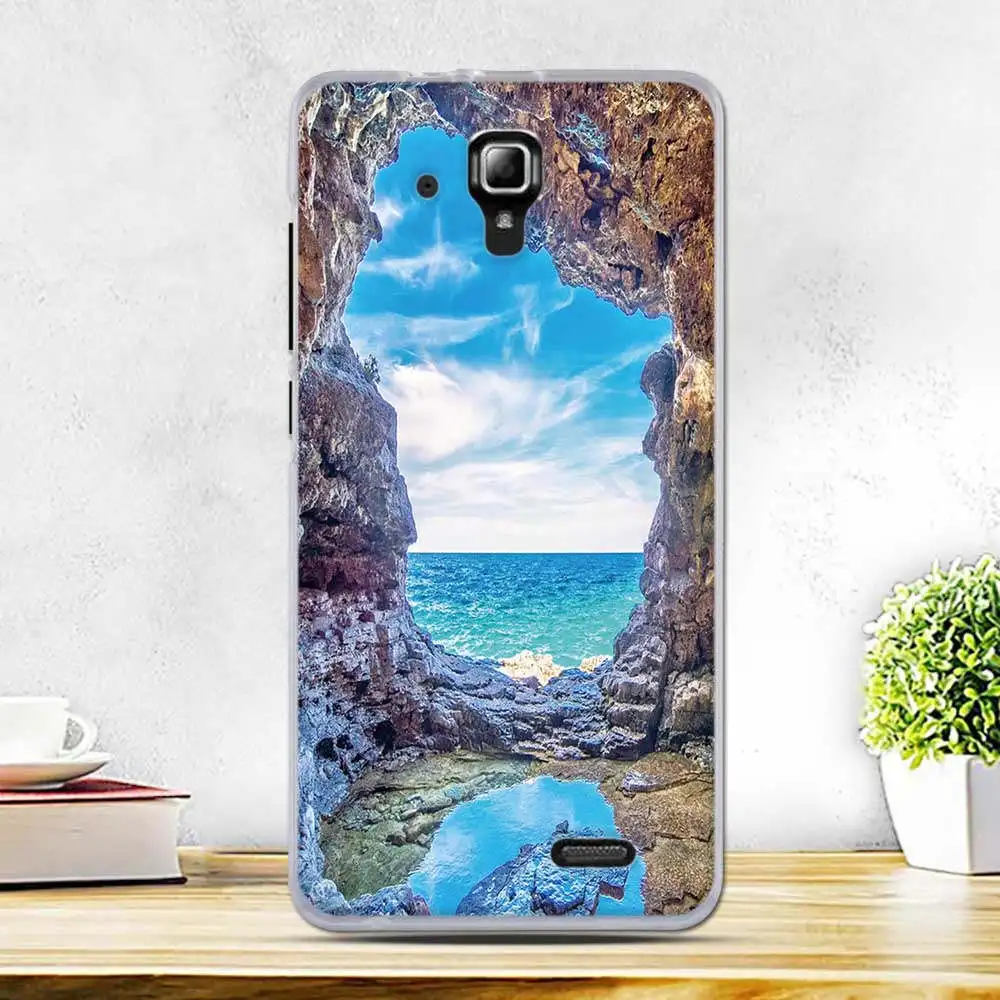 Чехлы для телефонов Lenovo a536 5 0 дюйма мягкий чехол из ТПУ Для A536 A358T A 536 задняя крышка