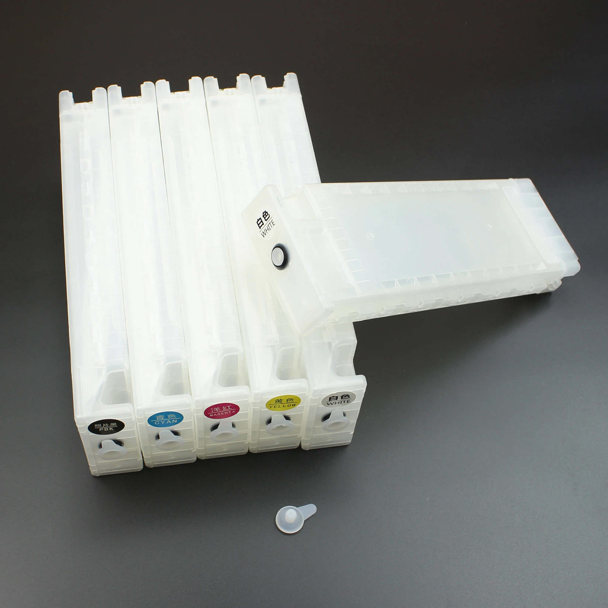 Refillable Ink Cartridge T7251-T725A With Chip 6Colors/Set 700ML/PC for Epson SureColor F2000 F2100 Printer