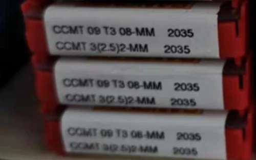 10 шт. твердосплавная вставка CCMT 09t308-мм 2035