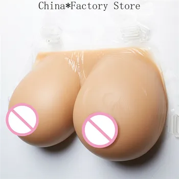 

Fake Chest Breast Forms Enhancer Boobs Crossdresser Realistic Strap Silicone New Pink Bra Top Selling Product In 2019