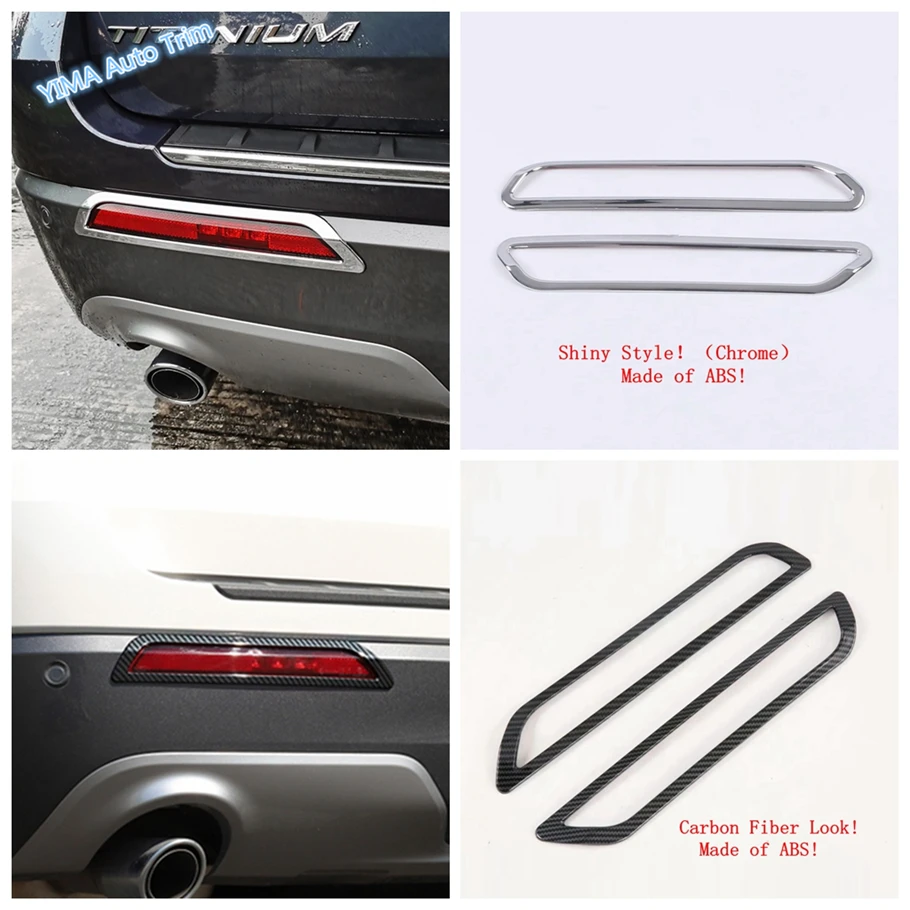 

Lapetus Rear Bumper Fog Lights Lamps Cover Trims Fit For Ford Explorer 2020 2021 Bright Auto Exterior Refit Kit Accessories