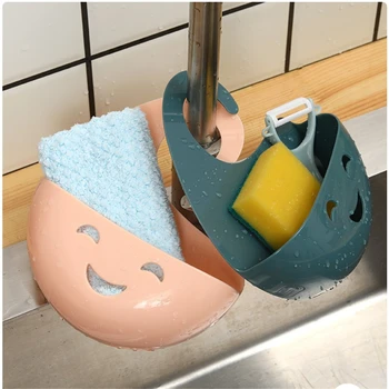 

Universal Wall Mount Multifunctional storage bracket Sponge toothbrush Storage with Drain Support Hook Home Storage Organizer