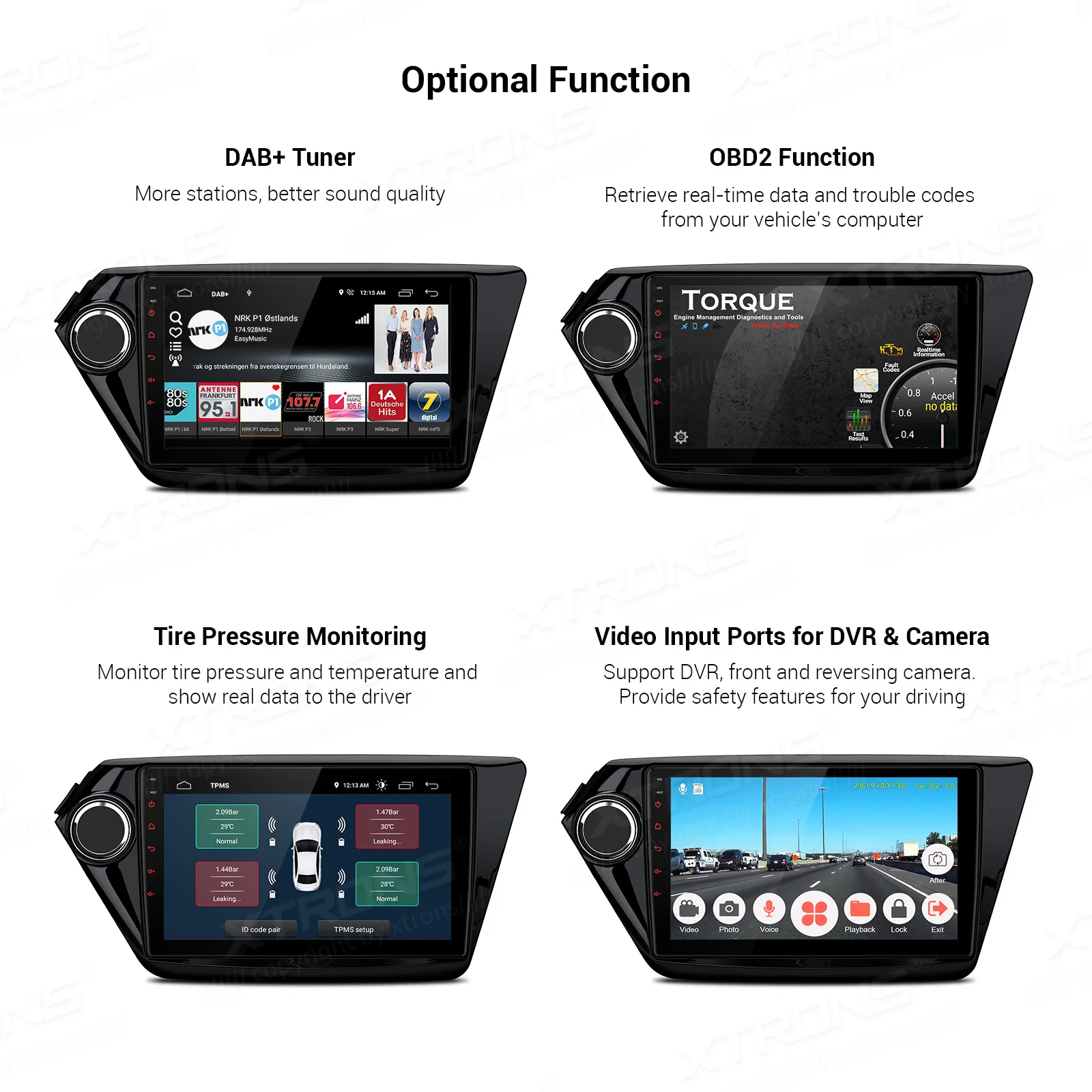Discount XTRONS 9"Android 9.0 IPS Screen Navigation Multimedia Player Built-in DSP Custom Fit for Kia Rio K2 (Left Hand Drive) RCA NO DVD 4 Discount XTRONS 9"Android 9.0 IPS Screen Navigation Multimedia Player Built-in DSP Custom Fit for Kia Rio K2 (Left Hand Drive) RCA NO DVD 4
