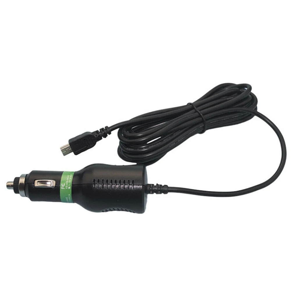 Автомобильное зарядное устройство DC 12 24V 1 2 meter 5V 2000mA изогнутое мини USB для