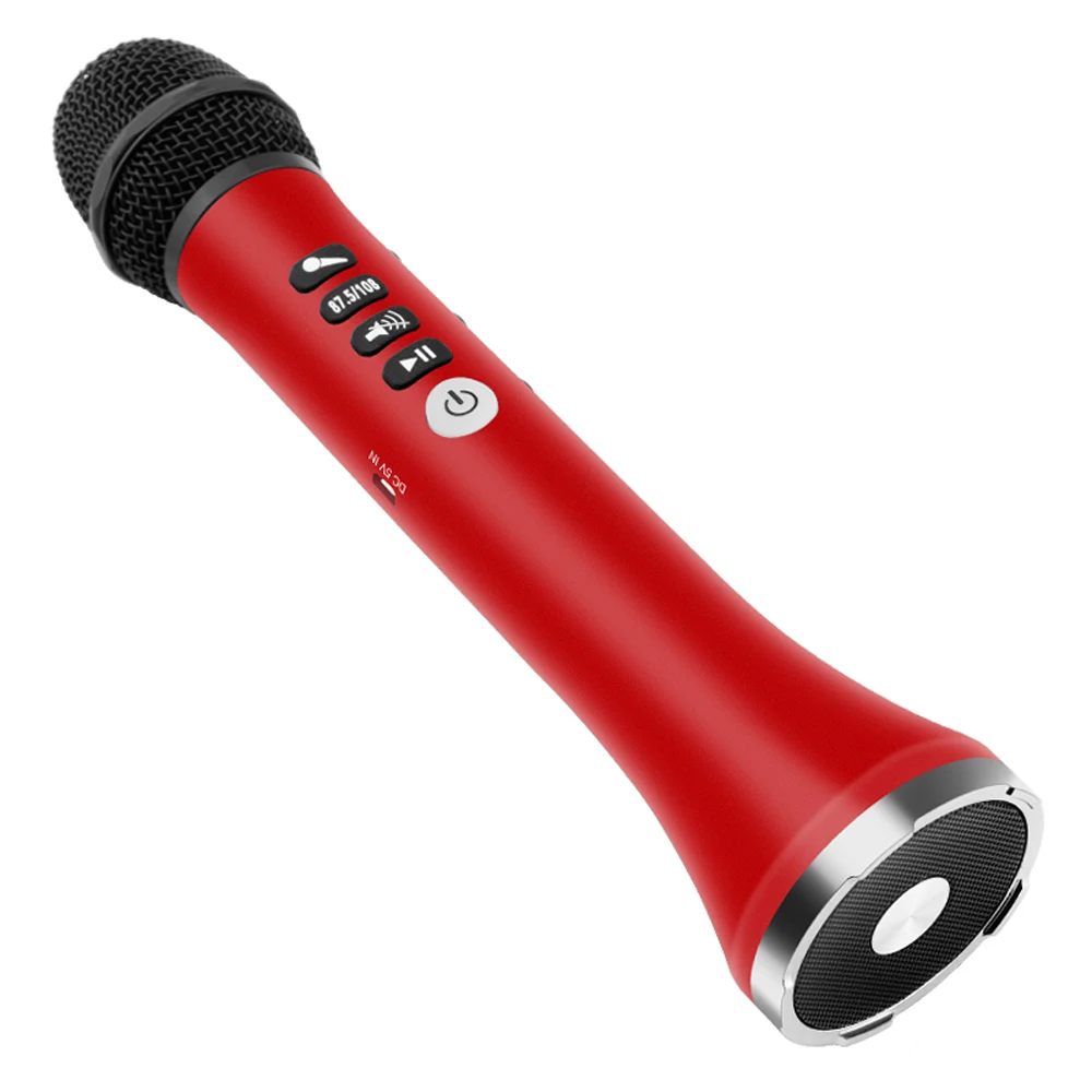

Wireless Karaoke Microphone BT Speaker 2-in-1 Handheld Sing Recording Portable KTV Player