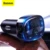 Baseus FM Передатчик Громкой Связи Bluetooth Автомобильный Комплект MP3 Плеер С 3.4 A Dual USB Автомобильное Зарядное Устройство FM Модулятор Передатчик