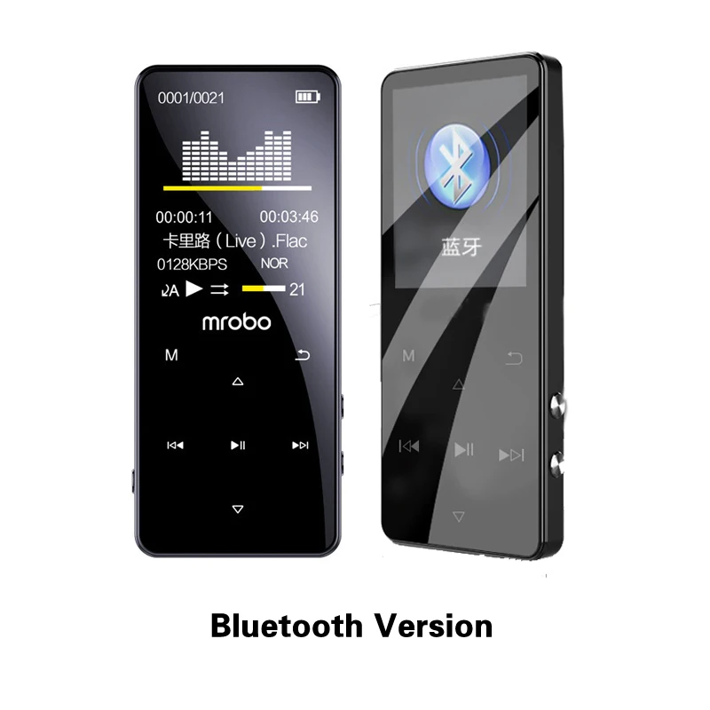 zune mp3 player New 2021 MP3 Player 16GB Bluetooth 5.0 HiFi Portable Audio Walkman with FM Clock Recorder Portable Sports MP3 Music Player mp3 player online MP3 Players