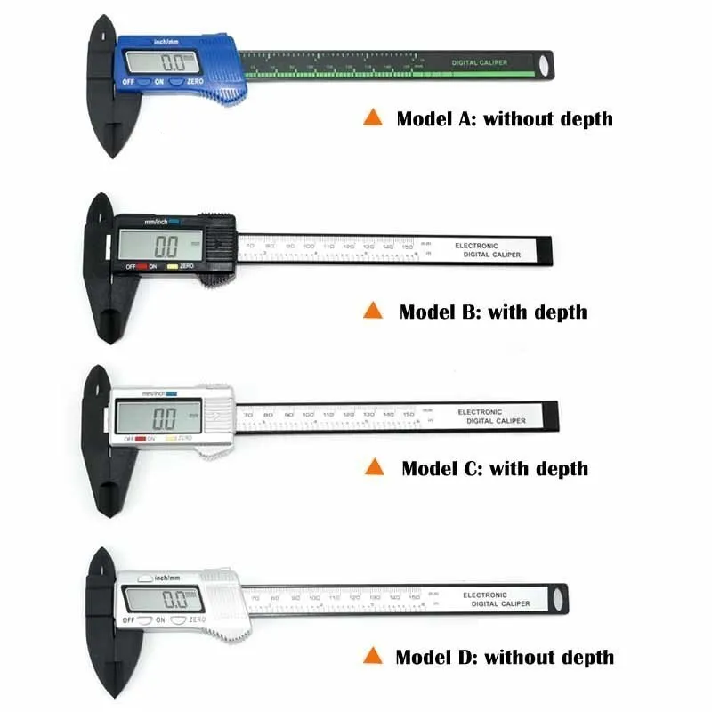 FGHGF 6 150 дюймов мм углеродное волокно цифровой Электронный штангенциркуль lcd правило Калибр толщина микрометра измерительный инструмент суппорт
