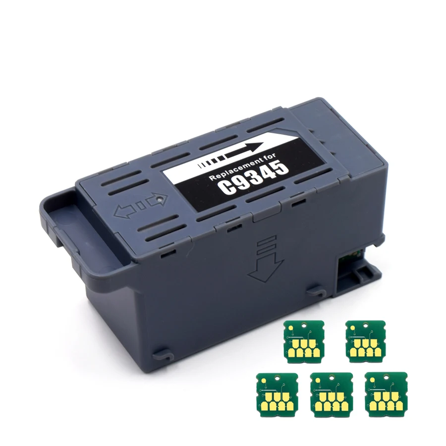 Chip Reinstalação C9345 Tanque de Manutenção para Epson L8050 L8168 L8188 L8160 L8180 L5150 L5160 Ec-c7000 St-c8000 Ec16600 L18050 - Imagem 3