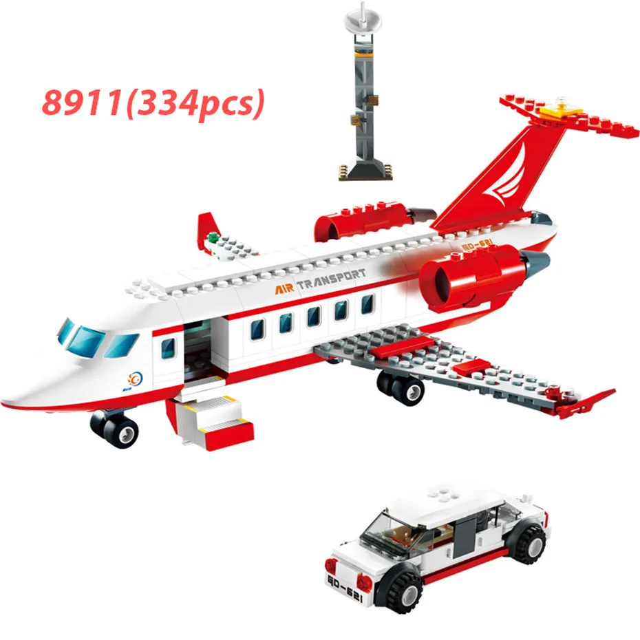 GUDI-8911-8912-8913-City-Airport-Series-Airplane-Airbus-Car-Terminal-Building-Blocks-MOC-Bricks-Aviation (3)