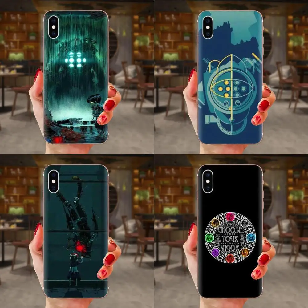 Мобильный защитный чехол для телефона Xiaomi Redmi Note 2 3 3S 4 4A 4X5 5A 6 6A Pro Plus Bioshock игры |
