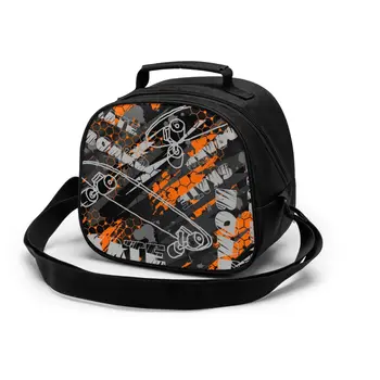 

Cool Skate Slogans Lunch Bag for Kids child Insulated lunch Box Thermal Bag Bento Pouch Lunch Container School Food Box