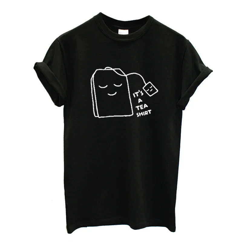 EnjoytheSpirit It's Tea Shirt подростковые футболки Забавные с графикой для милых футболок