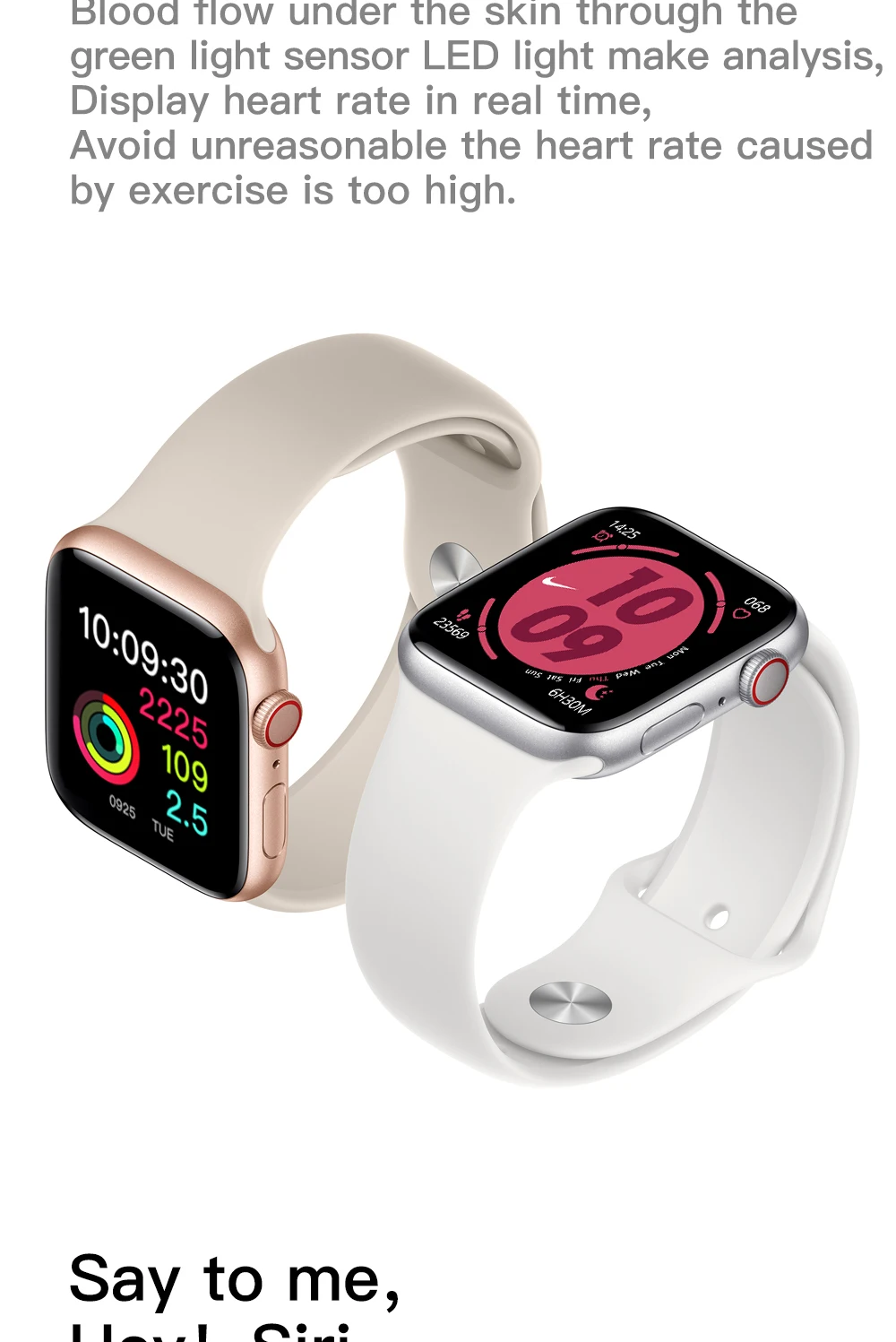 Часы 5 IWO 12 Bluetooth умные часы 1:1 умные часы 40 мм 44 мм чехол для Apple iOS Android телефон сердечного ритма PK IWO 11