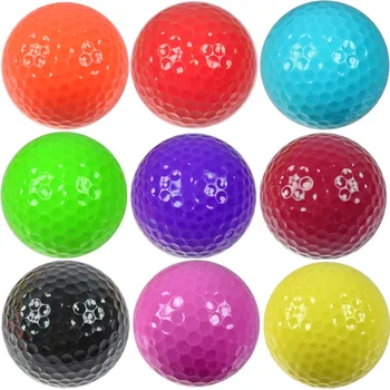 

GOLF practice ball double deck GOLF ball color gift ball driving range ball Free Shipping