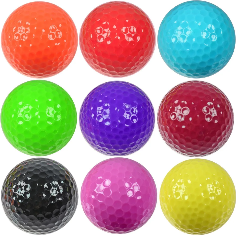 

GOLF practice ball double deck GOLF ball color gift ball driving range ball