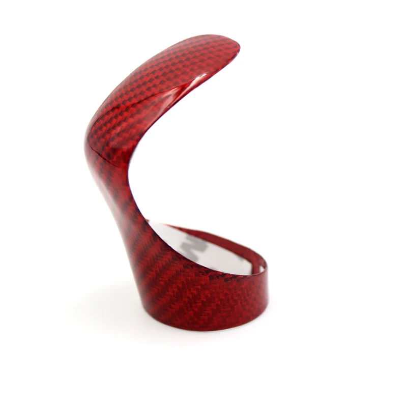 

Car Red Carbon Fiber Gear Shift Knob Shifter Cover Trim Fit For Lexus IS ES NX GS