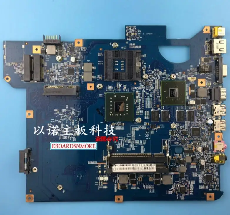 

TJ65 NV54 laptop motherboard SJV50-MV MB 08244-1N 48.4BU01.01N with graphic card