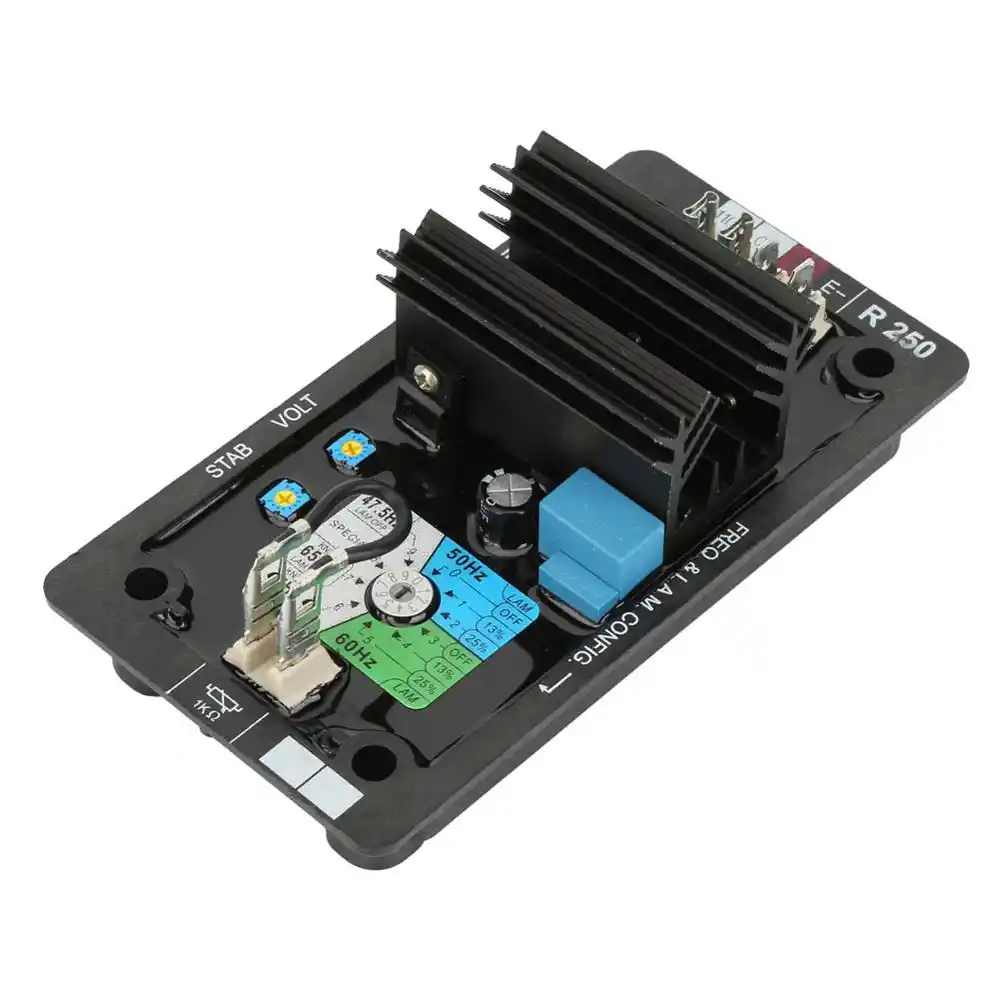 Auto Voltage Regulator Brushless Diesel Generation System Set Accessories R250 AVR Generator Parts Module Circuit alternator