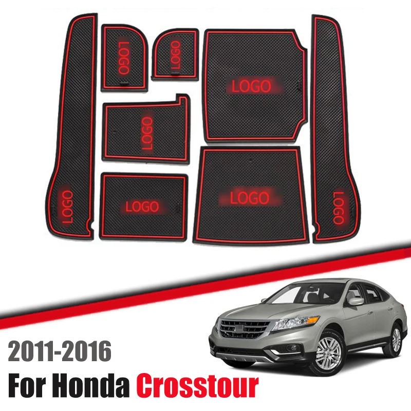 Для Honda Crosstour 2011 2016 ворота Слот Pad межкомнатных дверей облицовка площадка/коврик/настил/Накладка Кубок